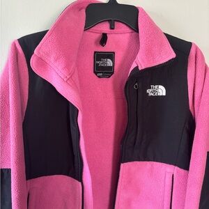The North Face Pink and Black Ski Jacket